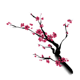 水墨梅花