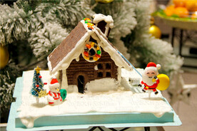 圣诞节姜饼屋老人