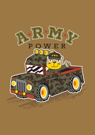 军训装甲车迷彩