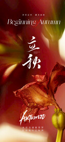   立秋海报  