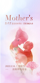 母亲节海报  