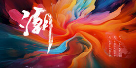 国潮色彩海报