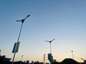 回家路上的路灯