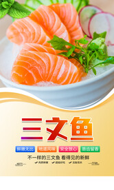 三文鱼海报