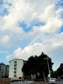 天空中的彩虹