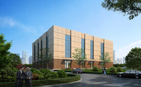 生产厂房人视图