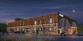 人视夜景效果图