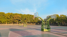 校园运动场篮球场