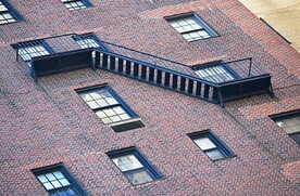 建筑楼外墙楼梯