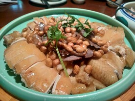 广式咸鸡白切鸡鸡杂