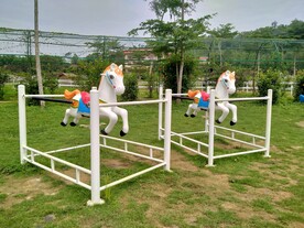 无动力乐园游乐设施木马设备