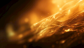 金色粒子辉煌背景