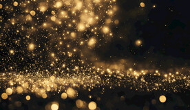 金色粒子辉煌背景