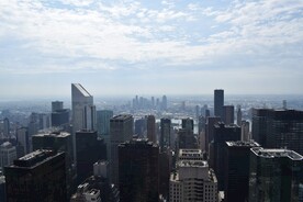 鸟瞰城市建筑楼宇