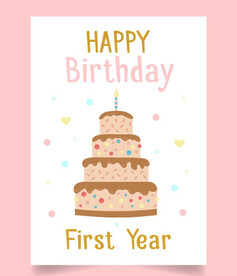 生日派对邀请卡