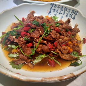 香菜炒牛肉