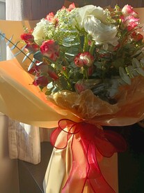 月季搭配满天星