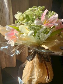 百合搭配满天星