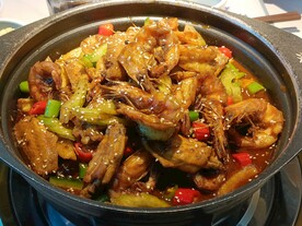 鸡翅大虾煲