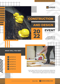 建筑工地海报
