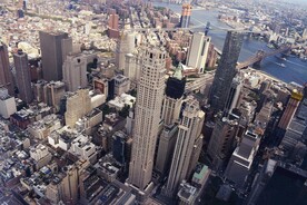 鸟瞰城市建筑楼宇