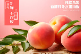 桃子 水蜜桃 毛桃海报