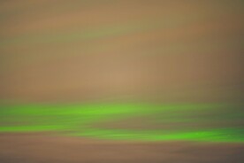 绿色极光