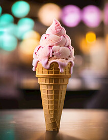 诱人巧克力冰淇淋图片欣赏