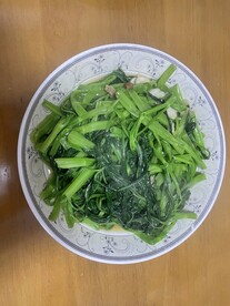 爆炒蒜蓉空心菜