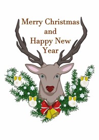 圣诞节麋鹿