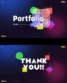 作品集封面封底设计