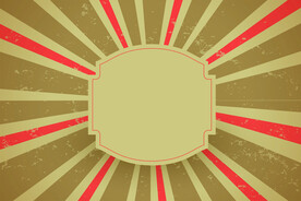 矢量复古射线背景