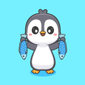 矢量卡通企鹅