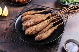 烤小黄鱼串 