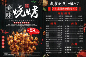 烧烤菜单