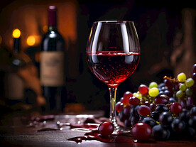 品味浓郁红酒之美高清摄影图片