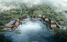 景观设计鸟瞰图