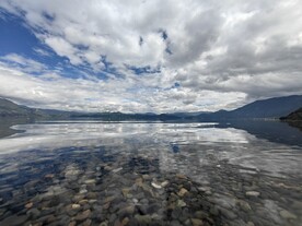 泸沽湖 蓝天白云