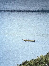 泸沽湖 蓝天白云