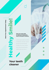 牙科健康海报