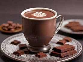 丝滑巧克力咖啡高清摄影