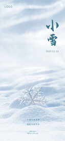小雪海报