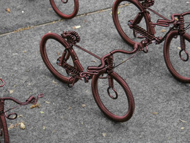 手工艺钢圈自行车