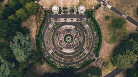 园林景观鸟瞰图