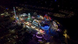 游乐园灯光夜景