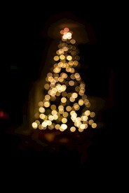 圣诞树灯光素材