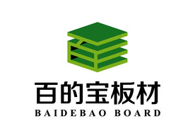 百的宝板材 LOGO 标志