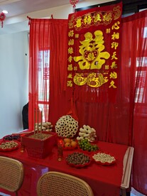 结婚拜天地布景