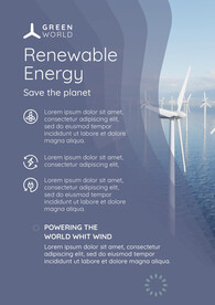 再生能源海报