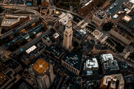 城市楼宇鸟瞰图